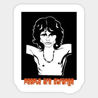 Jim Morrison The Doors fan art Sticker